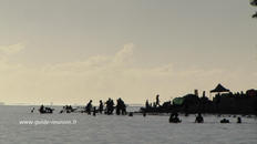 Ambiance à Trou d'eau en fin d'après-midi Ambiance à Trou d'eau