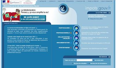 Impot sur le revenu (illustration capture impots gouv)