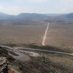 La plaine des Sables vue depuis le belvédère du Pas des Sables Pas des Sables