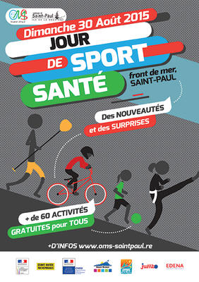 Affiche Sport Santé à Saint-Paul