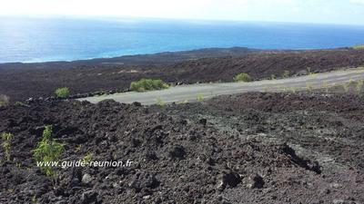 La route des laves : anciennes coulées La route des laves : anciennes coulées