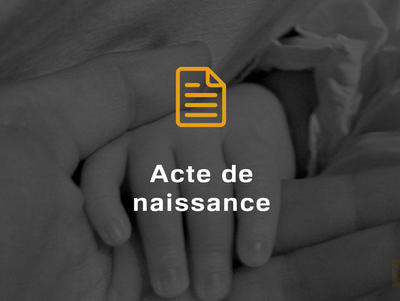 Acte de naissance à La Réunion