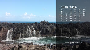 Calendrier Juin 2016 - La Réunion