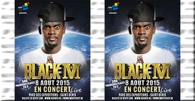 Black M en concert à La Réunion