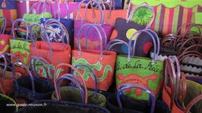 Sac de plage estampillé Ile de la Réunion (Made in Madagascar) Sac de plage estampillé Ile de la Réunion (Made in Madagascar)