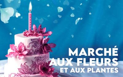 Marché aux fleurs et aux plantes à Saint-Denis de La Réunion