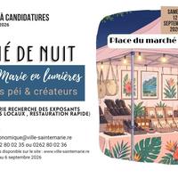 Marché nocturne à Sainte-Marie de La Réunion