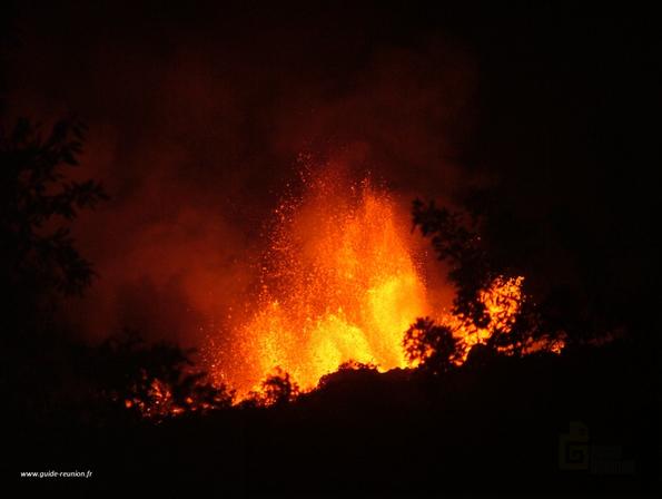Eruption du piton de la Fournaise