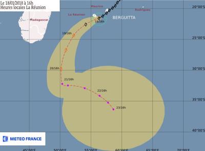 Cyclone Berguitta - La Réunion