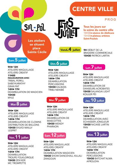 Fête de Saint-Paul - Programme centre ville Fête de Saint-Paul - Programme centre ville
