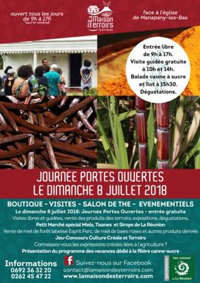 Journée portes ouvertes à La Maison des Terroirs le 8 juillet 2018 - Manapany - Ile de la Réunion