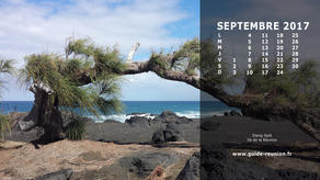 Calendrier Septembre 2017 - Ile de la Réunion