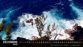 Calendrier Décembre 2023 - Île de la Réunion