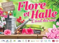 Flore et Halle 2013 - Du 31 juillet au 4 août à la Halle des manifestation de la ville du Port Affiche Flore et Halle 2013 (Ile de la Réunion)