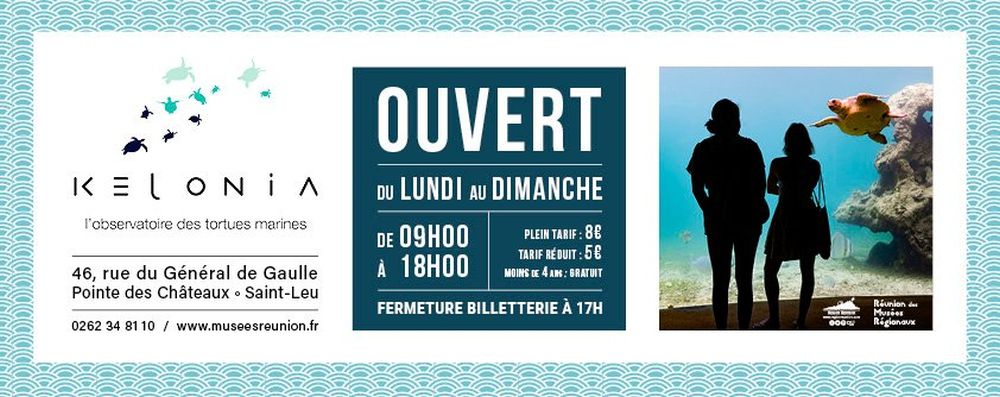 Kélonia / infos pratiques / Src : Musées Réunion Kélonia / infos pratiques