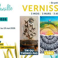 Exposition 3 mois, 3 murs, 3 artistes à Nanas Vanille - Saint-Denis de La Réunion